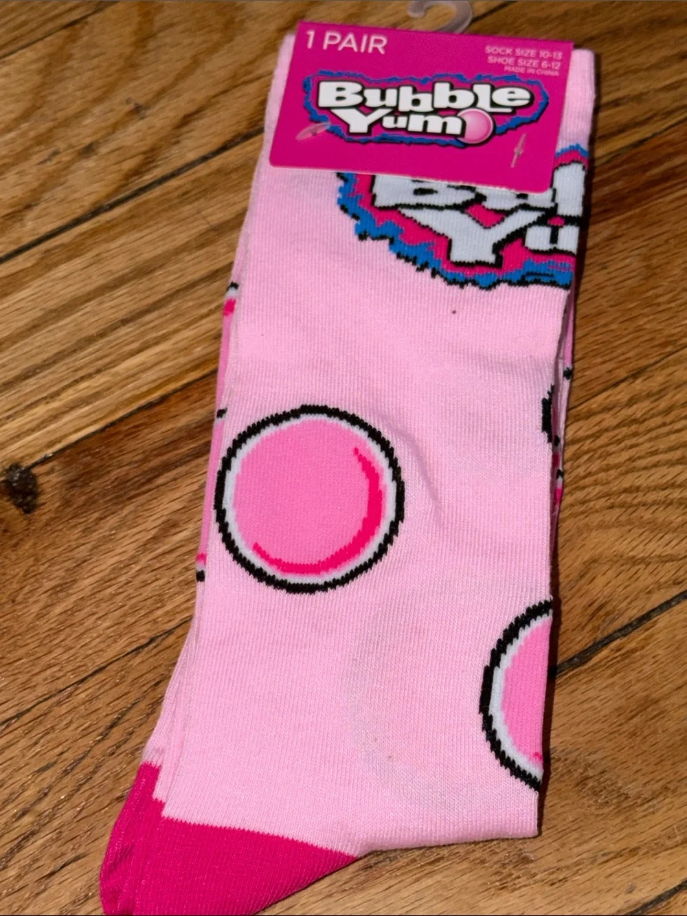 Pink Graphic Men's Socks